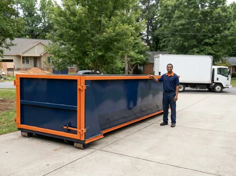 Roofing Debris Dumpsters in Charlotte, NC